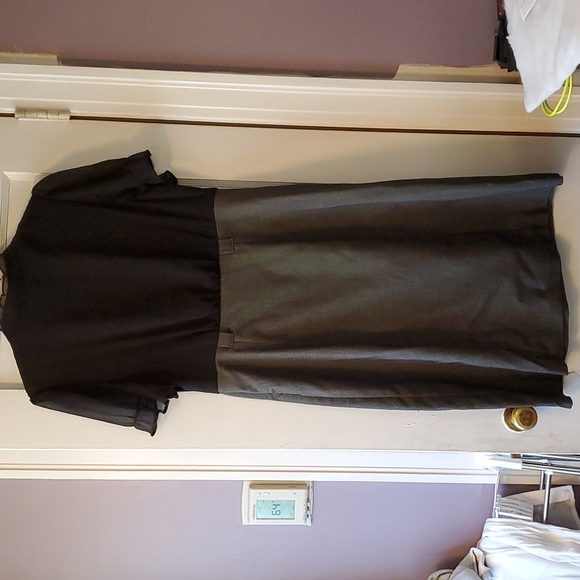 Dress Barn Black and Gray Dress - Picture 3 of 4